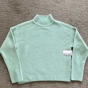 NEW Nine West Women's Light Green Turtleneck Sweater